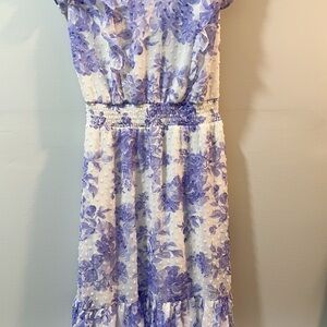 The Children's Place Purple and White Maxi Dress